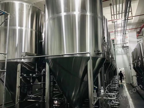 年產2萬噸大型精釀啤酒工廠設備建設